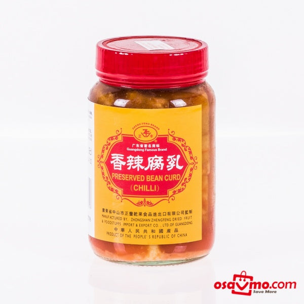 ZHENG FENG CN Chilli Preserved Beancurd 400g at osavmo.co.nz