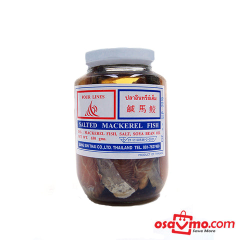 FOUR LINES TH Mackerel Fish In Soy Bean Oil 650g