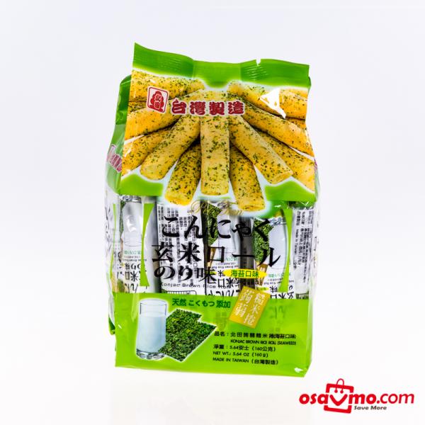 BEI TIAN TW Konjac Brown Rice Roll Seaweed Flv 180g at osavmo.co.nz