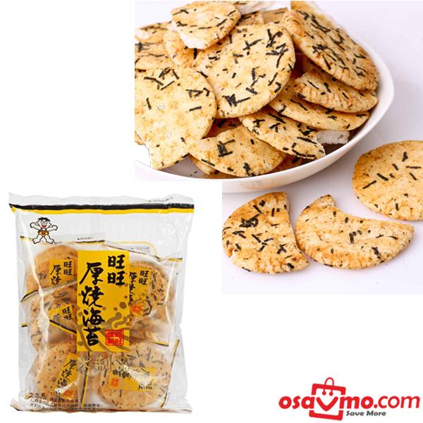 WANT WANT CN Rice Crackers Seaweed 118g at osavmo.co.nz
