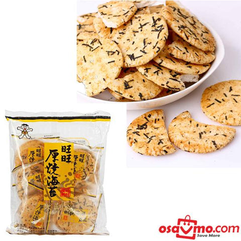 WANT WANT CN Rice Crackers Seaweed 118g