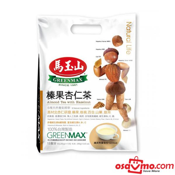 GREENMAX TW Almond Tea with Hazlnut 390g at osavmo.co.nz