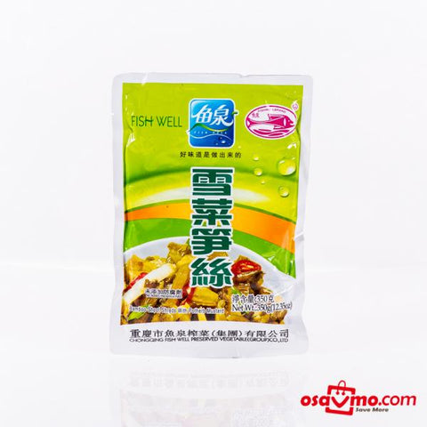 FISH WELL CHN Bamboo Shoot With Pres Cabbage 350g