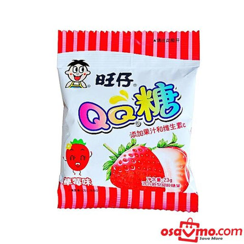 WANT WANT CHN QQ Gummies Strawberry Flv 25g