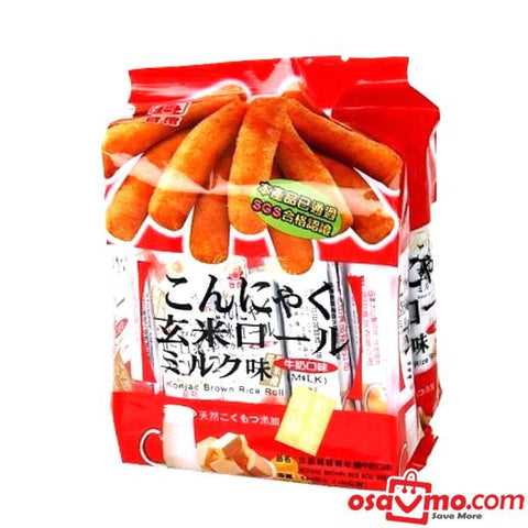 BEI TIAN TW Konjac Brown Rice Roll Milk Flv 180g