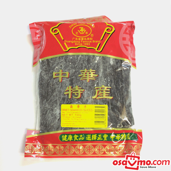 ZHENG FENG CHN Dried Seaweed Sliced 100g at osavmo.co.nz