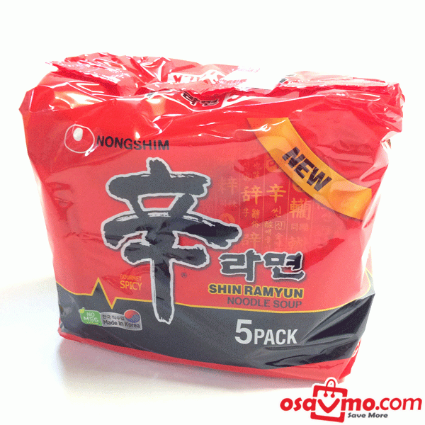 NONGSHIM KR Instant Noodle Shin Ramyun 120gx5 at osavmo.co.nz