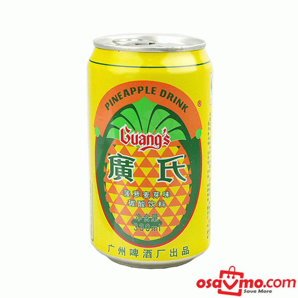GUANG SHI CN Pineapple Malt Soda 330ml*6 at osavmo.co.nz