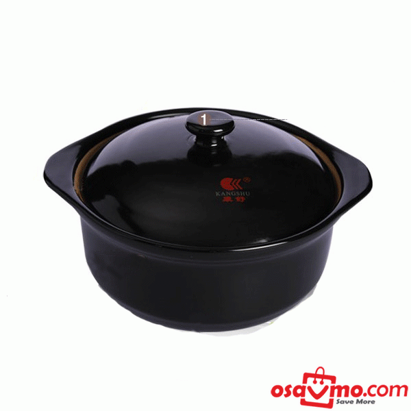 KANG SHU CN Black Clay Pot 2.4L(D2210) at osavmo.co.nz