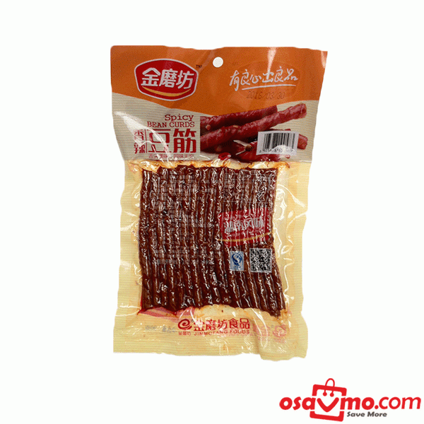 JIN MO FANG CN Spicy Bean Curds 90g (Xiang La Dou Jin) at osavmo.co.nz