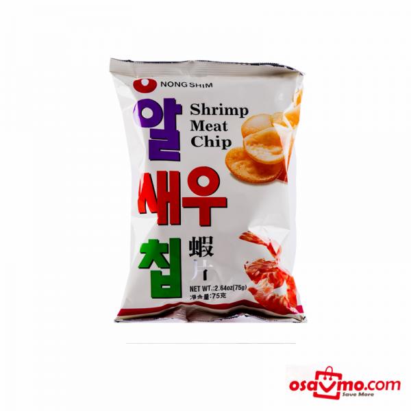 NONGSHIM KR Shrimp Meat Chips 75g at osavmo.co.nz