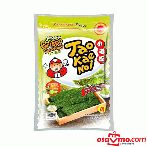 TAOKAENOI THAI Crspy Seaweed Wasabi Flv 21g