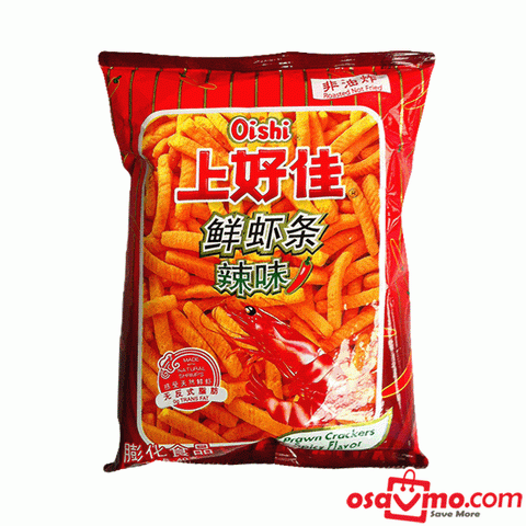 OISHI CHN Prawn Crackers Spicy Flv 40g
