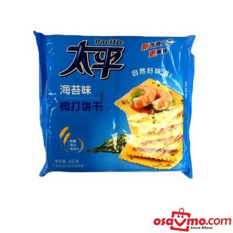 TAIPING CHN Soda Cracker Seaweed Flv 400g