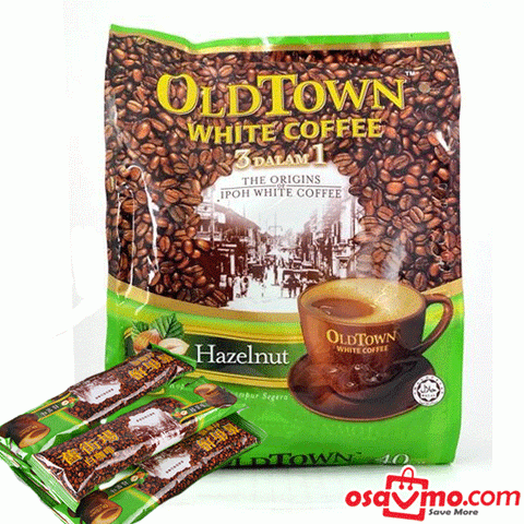 OLDTOWN MY 3 in 1 White Coffee Hazelnut 40gX15P