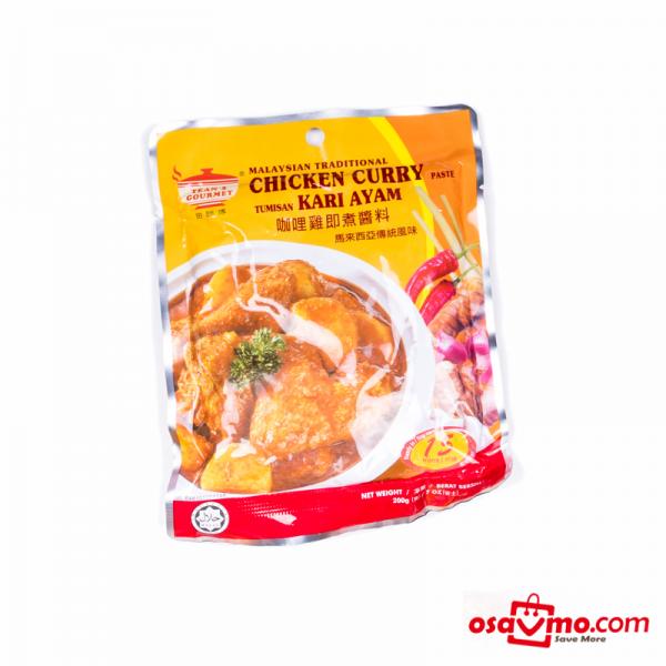 TEAN'S GOURMET SG Chicken Curry Paste 200g at osavmo.co.nz