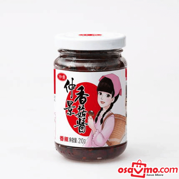 ZHONG JIN CN Mushroom Sauce - Spicy FLV 210g at osavmo.co.nz
