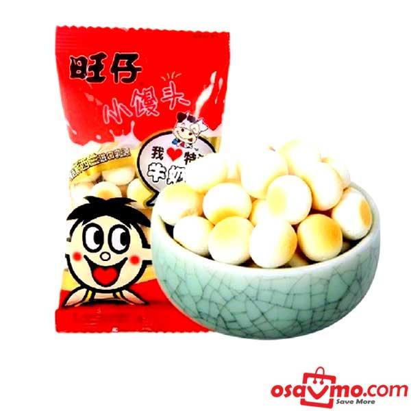 WANT WANT CN Bisciut Ball-Milk Flv 210g at osavmo.co.nz