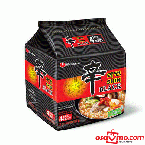NONGSHIM KR Black Shin Ramyun 130g *4 Packs