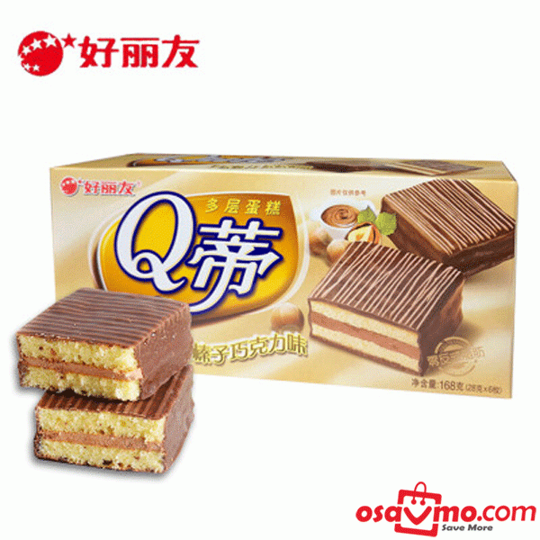 ORION Q Pedicle Hazelnut Chocolate Cake 168g at osavmo.co.nz