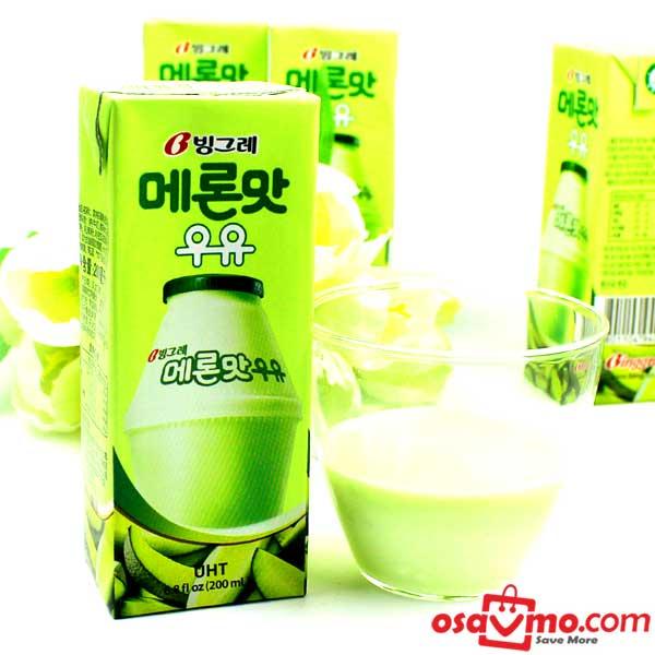 Binggrae KR Melon FLV Milk Drink 200ML*6 at osavmo.co.nz
