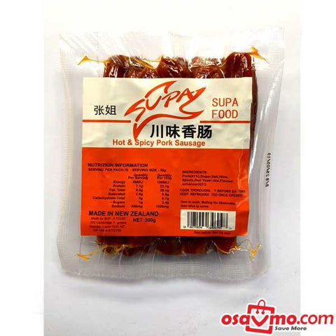ZHANG JIE NZ Sichuan Style Pork Sausage 300g