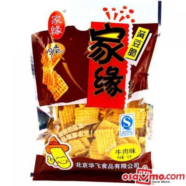 JIAYUAN CHN Rice Cracker Beef Flv 102g at osavmo.co.nz