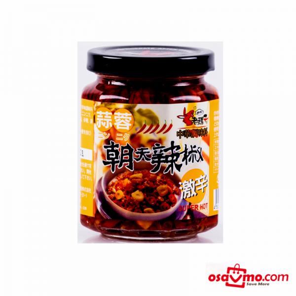 LAO LUO ZI TW Pickled Chilli & Garlic Sauce 240g at osavmo.co.nz