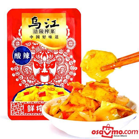 WU JIANG CHN Hot & Sour Pickled Vegetable 80g