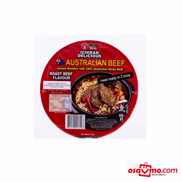 WEI LIH TW Bowl Noodle Australian Roast Beef Flv 200g at osavmo.co.nz
