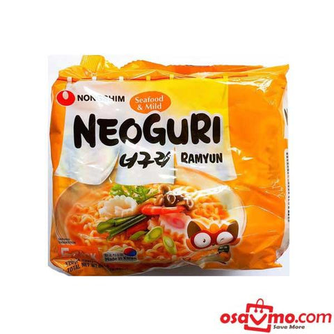 NONGSHIM KR Seafood&Mild Noodle 120g*5packs