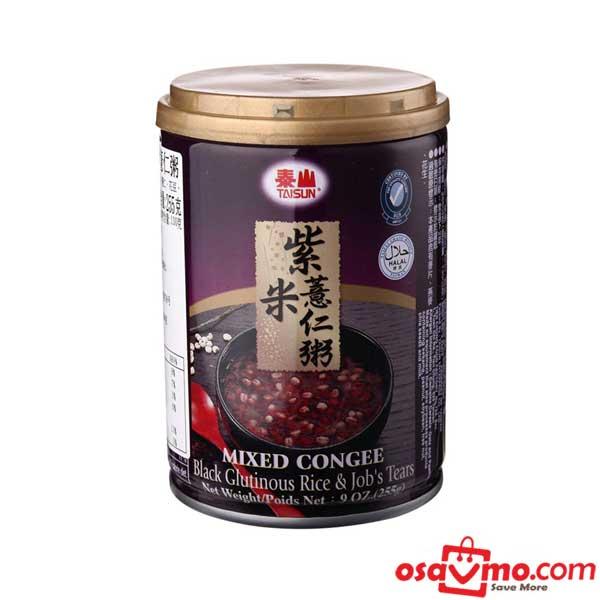 TAISUN TW Mixed Congee with Black Glutinous Rice & Job's Tears-255g at osavmo.co.nz