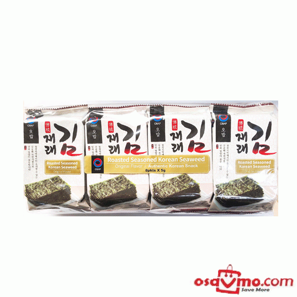 OBAP KR ROASTED SEASONED SEAWEED 8X5G at osavmo.co.nz