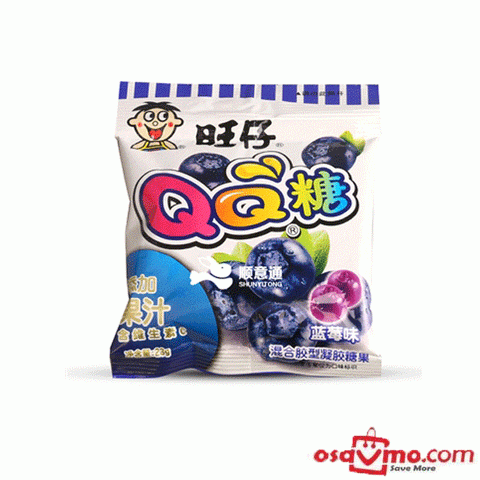 WANT WANT CHN QQ Gummies Blueberry 23g