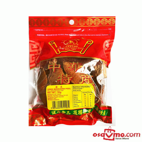 ZHENG FENG CN Dried Mandarin Peel 50g at osavmo.co.nz
