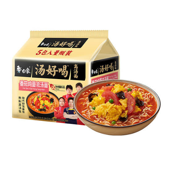 BAI XIANG CHN Instant Noodle Tomato & Egg Flv 113gx5 at osavmo.co.nz