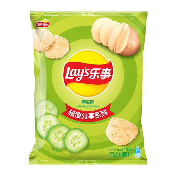 LAY'S CN Chips Cucumber Flv 135g at osavmo.co.nz