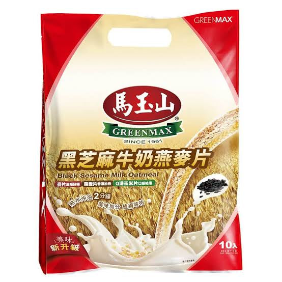 GREENMAX TW Black Sesame Milk Oatmeal 240g at osavmo.co.nz