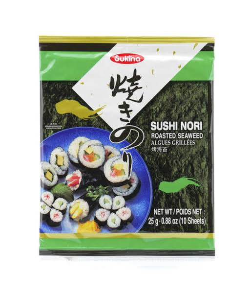 SUKINA KR Sushi Seaweed 25g/10 Sheets at osavmo.co.nz
