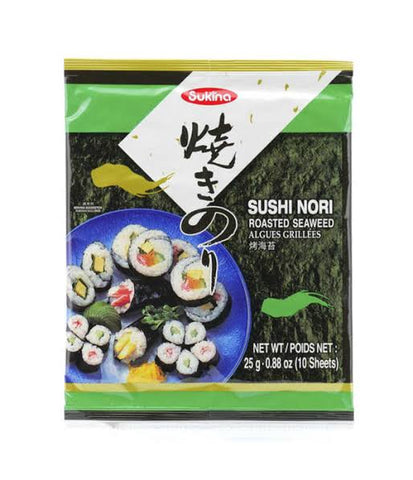 SUKINA KR Sushi Seaweed 25g/10 Sheets