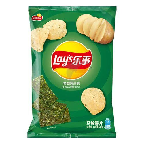 LAY'S CN Chips Seaweed Flv 70g at osavmo.co.nz