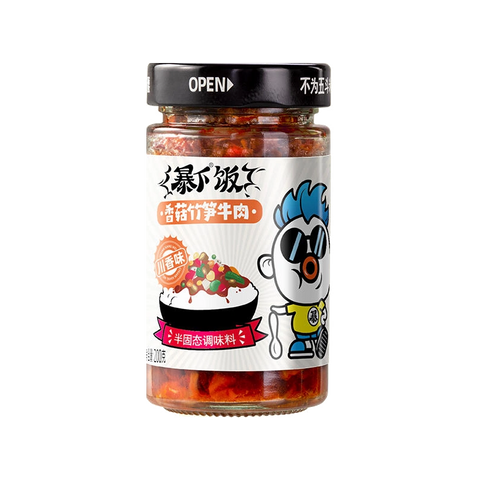 JI XIANG JU CN Mushroom&Beef Sauce Hot Spicy Flv 200g