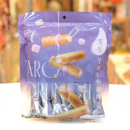 SHEN XIANG ZHEN TW Taro Crunch Roll 140g at osavmo.co.nz